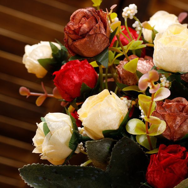Small silk rose bouquet - image 2