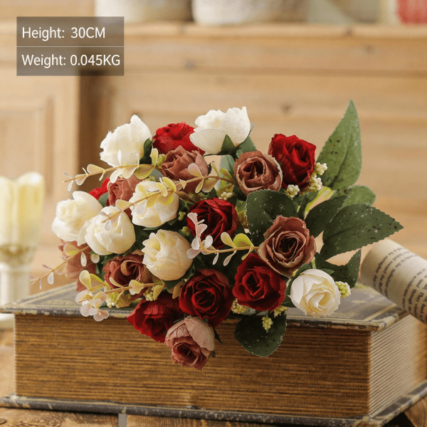 Small silk rose bouquet - image 6