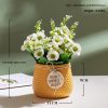 Simulated daisy silk flowers - image 3