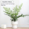 Simulated potted green plant - image 4