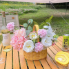 Rattan handheld picnic artificial flowers - image 4