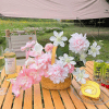 Rattan handheld picnic artificial flowers - image 2