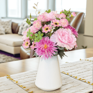 Romantic silk artificial flowers