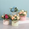 Simulated hydrangea potted plant
