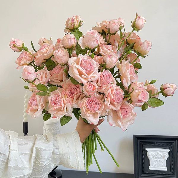 O1CN01uLloXv1efnMLAQFyy_2220699623899-0-cib Vintage burnt-edge silk rose - image 2