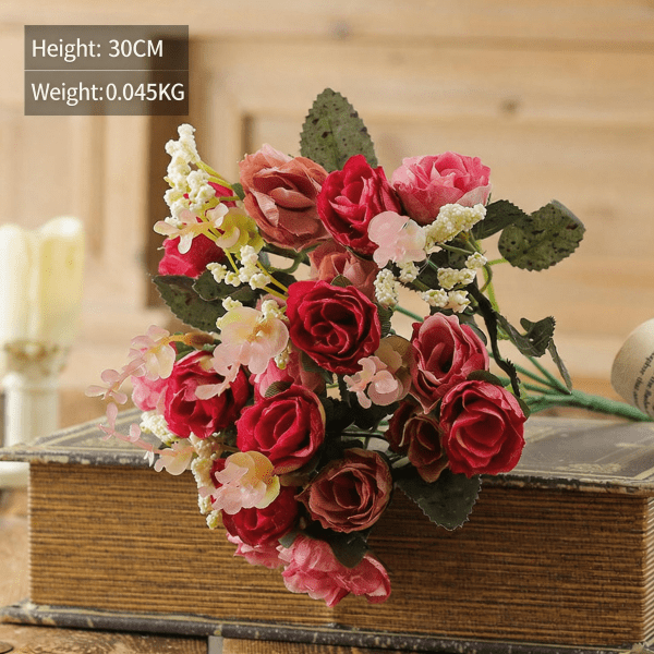 Small silk rose bouquet - image 9