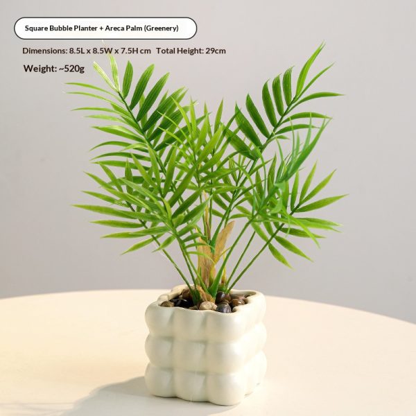 c60f7819a2424c678179b4710100d06b Mini faux greenery bubble pots - image 4