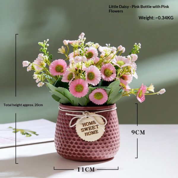 Simulated daisy silk flowers - image 2