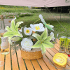 Rattan handheld picnic artificial flowers - image 3
