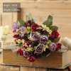 Small silk rose bouquet - image 8