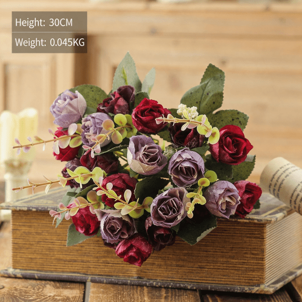 Small silk rose bouquet - image 8