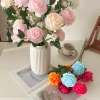 3-head-peony-artificial-flower-3 3-Head Peony Artificial Flower - multiple colors display pink blue orange red