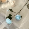 3-head-peony-artificial-flower-4 3-Head Peony Artificial Flower - blue single stem peony detail
