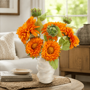 4c5pav.png Teddy Sunflower Silk Bouquet - MILIGOODS