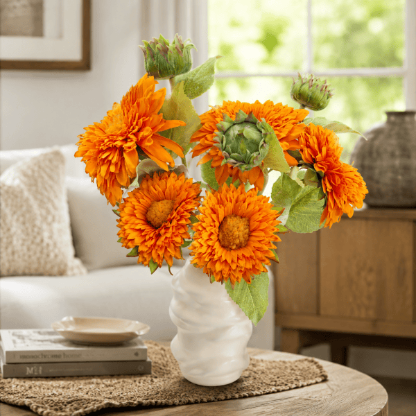 Teddy Sunflower Silk Bouquet - MILIGOODS