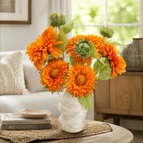 Teddy Sunflower Silk Bouquet - MILIGOODS