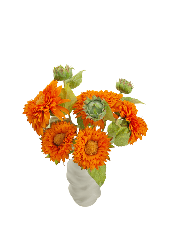 Teddy Sunflower Silk Bouquet - MILIGOODS